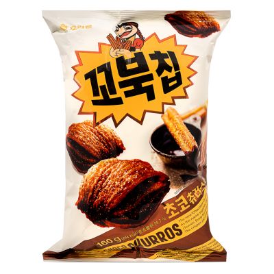 Orion Snack Ggobuk Choco Churros 꼬북칩 초코 츄러스맛
