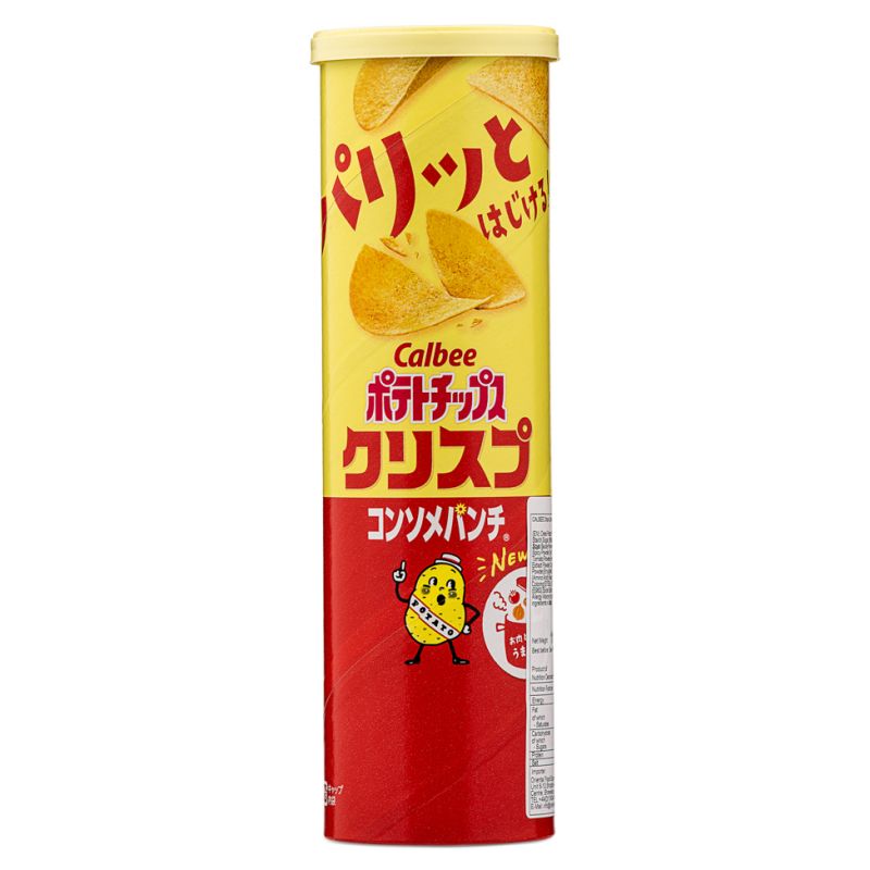 Click Here To Enlarge This Photo Of Calbee Chips &lpar;Consomm&eacute; Flavour&rpar; ポテトチップス クリスプ &lpar;コンソメパンチ味&rpar;