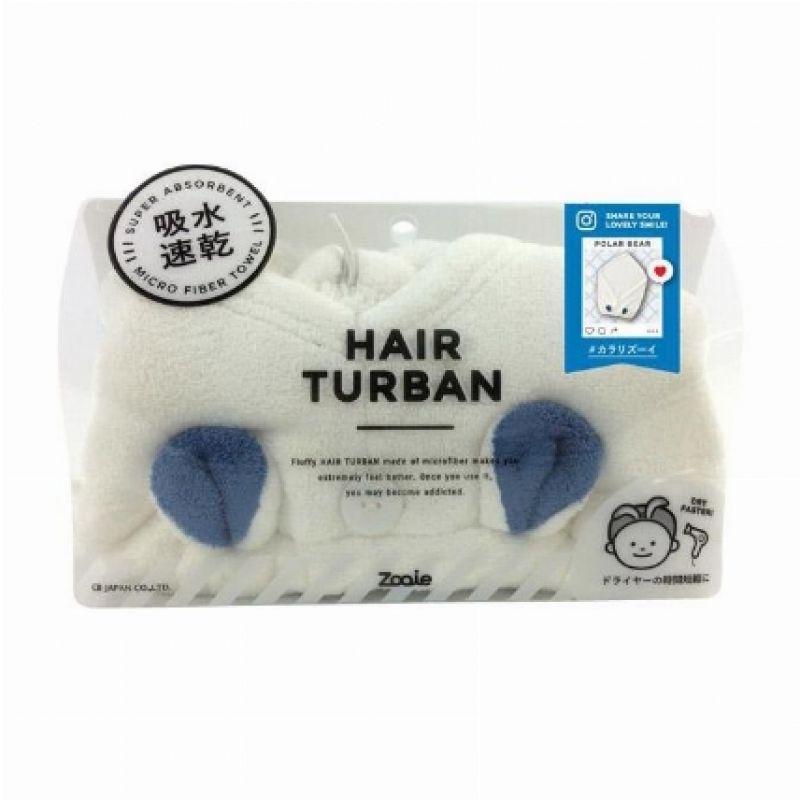 Click Here To Enlarge This Photo Of Zooie Hair Turban &lpar;White&rpar;