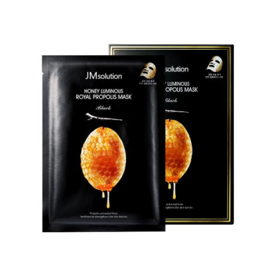 JM Solution Honey Luminous Royal Propolis Mask Black &lpar;10pcs&rpar;