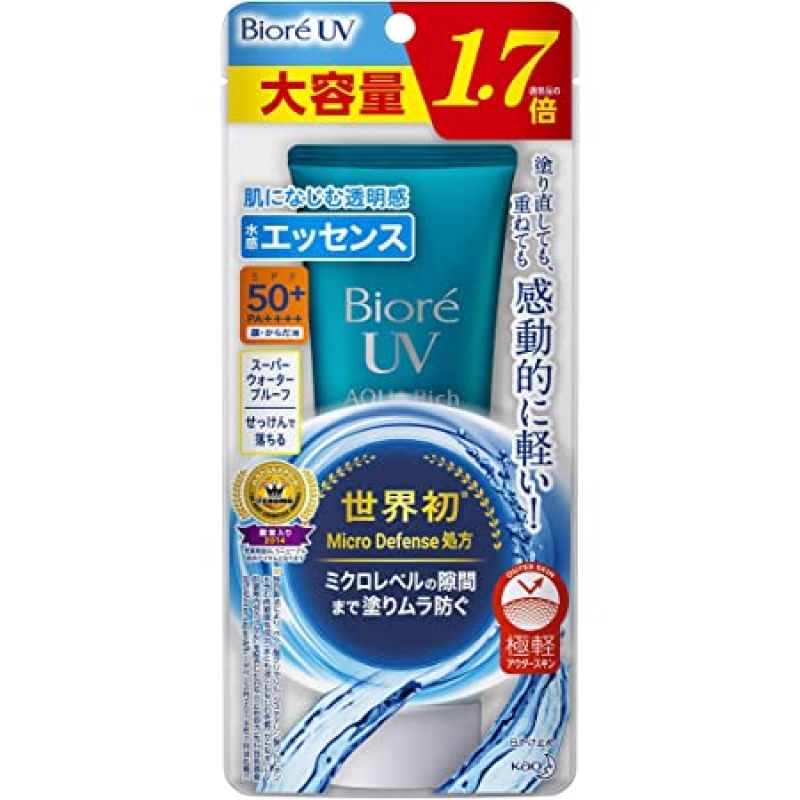 Click Here To Enlarge This Photo Of Kao Biore UV Aqua Rich Watery Essence Sunscreen SPF50&plus; PA&plus;&plus;&plus;&plus; 85g