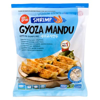 Allgroo Shrimp Gyoza Mandu Korean Dumpling 새우교자만두