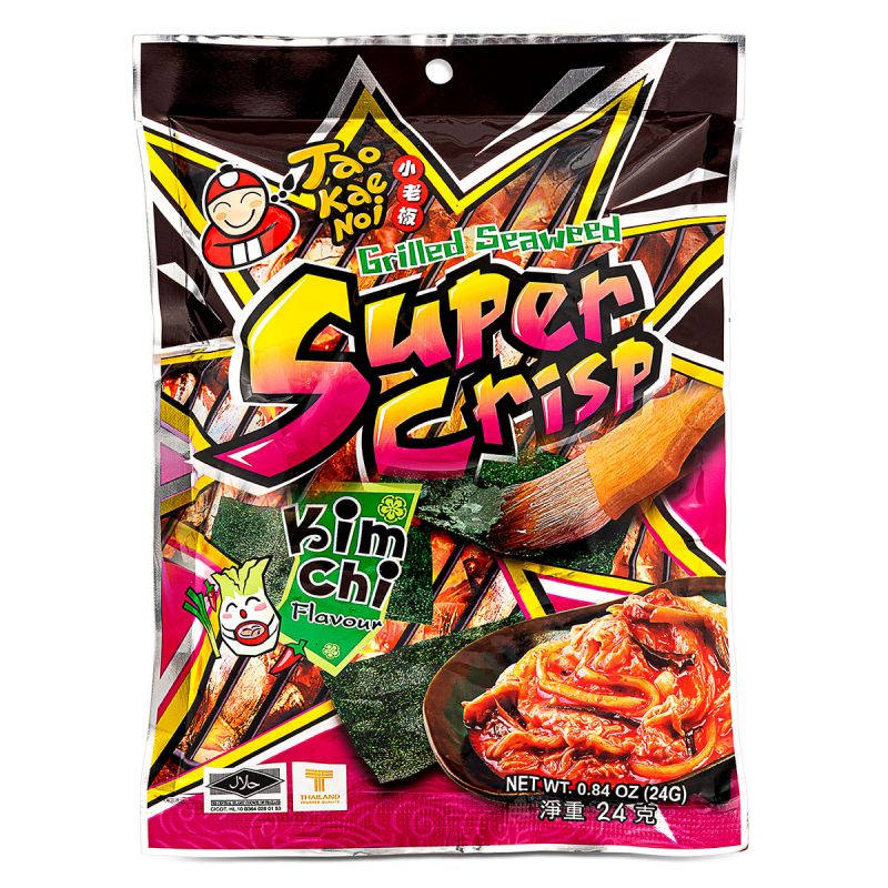 Click Here To Enlarge This Photo Of Tao Kae Noi Super Crisp Grilled Seaweed (Kimchi Flavour) 小老板 勁脆烤紫菜 (泡菜味)