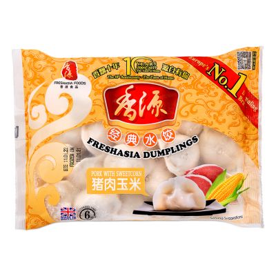 Freshasia Dumplings &lpar;Pork & Sweetcorn&rpar; 香源 經典水餃 &lpar;豬肉玉米&rpar;