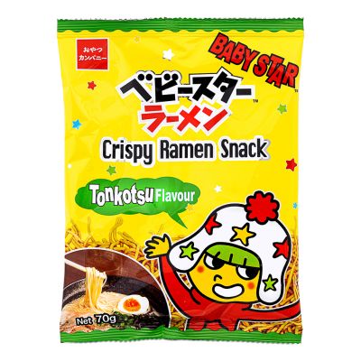 Baby Star Crispy Ramen Snack &lpar;Tonkotsu Flavour&rpar; ベビースターラーメン