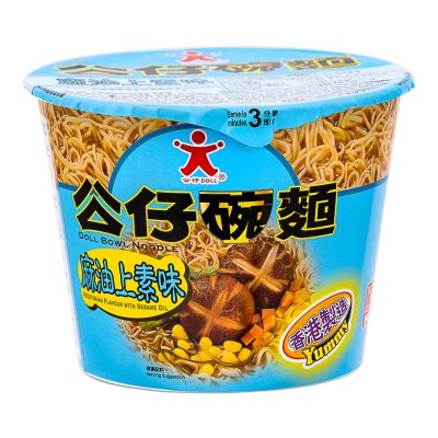 Doll Bowl Noodle &lpar;Vegetarian Flavour With Sesame Oil&rpar; 公仔碗麵 &lpar;麻油上素味&rpar;