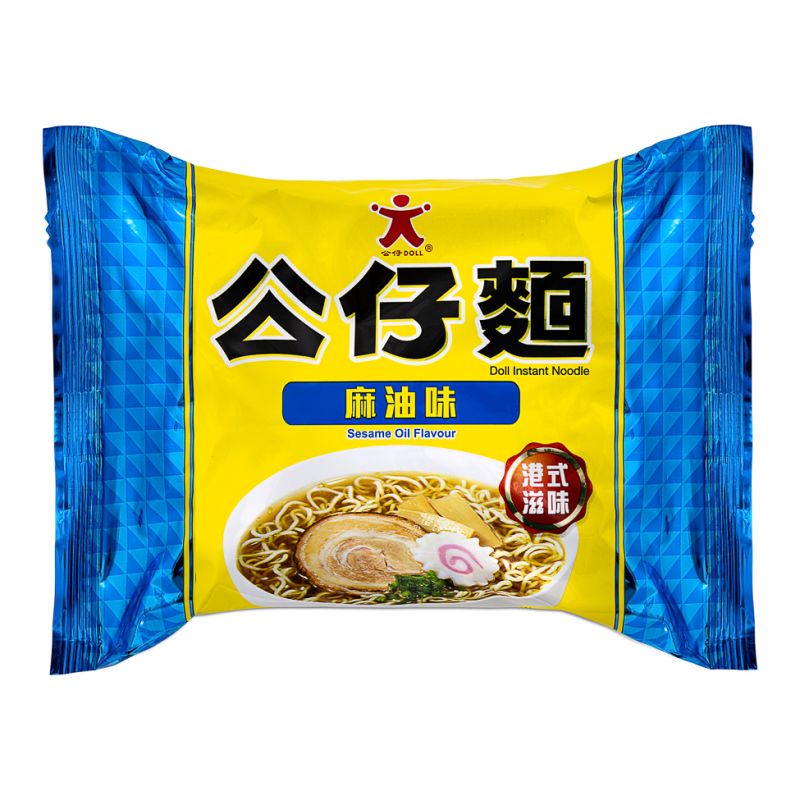 Click Here To Enlarge This Photo Of Doll Instant Noodle &lpar;Sesame Oil Flavour&rpar; 公仔麵 &lpar;麻油味&rpar;