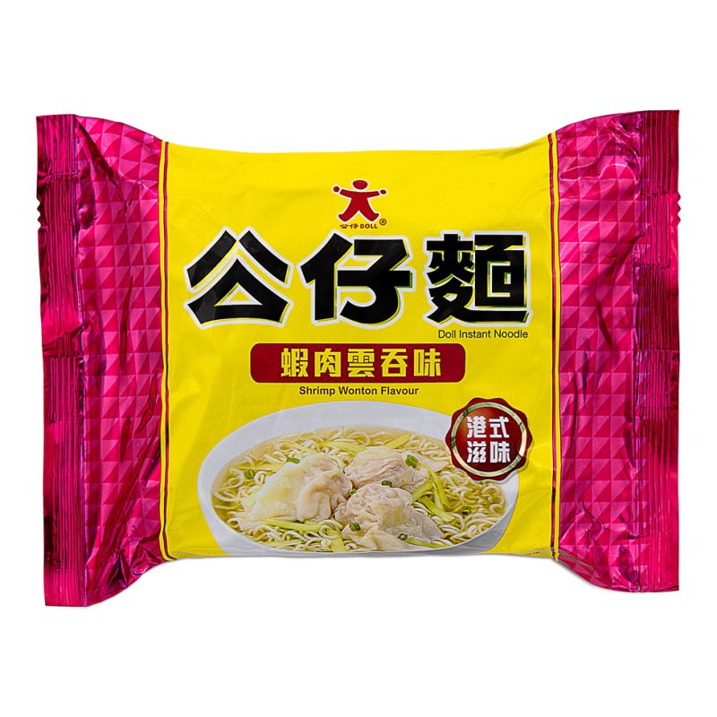 Click Here To Enlarge This Photo Of Doll Instant Noodle &lpar;Shrimp Wonton Flavour&rpar; 公仔麵 &lpar;蝦肉雲吞味&rpar;