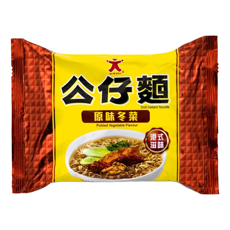 Click Here To Enlarge This Photo Of Doll Instant Noodle &lpar;Pickled Vegetable Flavour&rpar; 公仔麵 &lpar;原味冬菜&rpar;