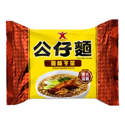 Doll Instant Noodle &lpar;Pickled Vegetable Flavour&rpar; 公仔麵 &lpar;原味冬菜&rpar;