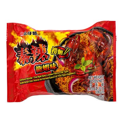 Doll Ramen Noodle &lpar;Thai Style Spicy Lobster Flavour&rpar; &lpar;Stir Type&rpar; 公仔麵 泰辣龍蝦味撈麵