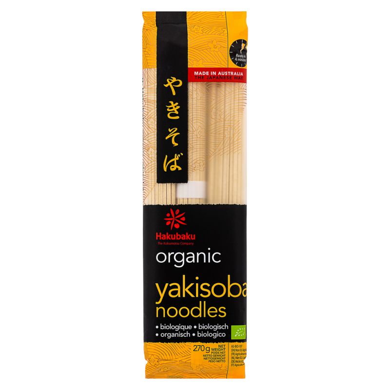 Click Here To Enlarge This Photo Of Hakubaku Organic Yakisoba Noodles やきそば