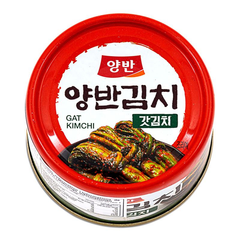 Click Here To Enlarge This Photo Of Dongwon Gat Kimchi &lpar;Can&rpar; 양반김치 &lpar;갓김치&rpar;