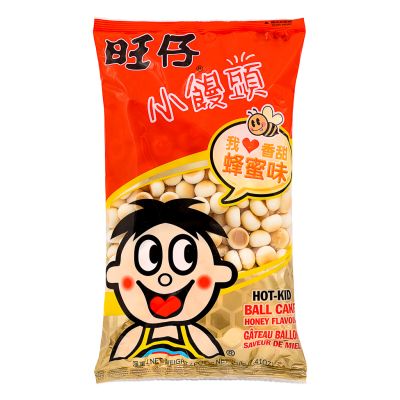 Want Want Hot-Kid Ball Cake &lpar;Honey Flavour&rpar; 旺仔 小饅頭 &lpar;蜂蜜味&rpar;