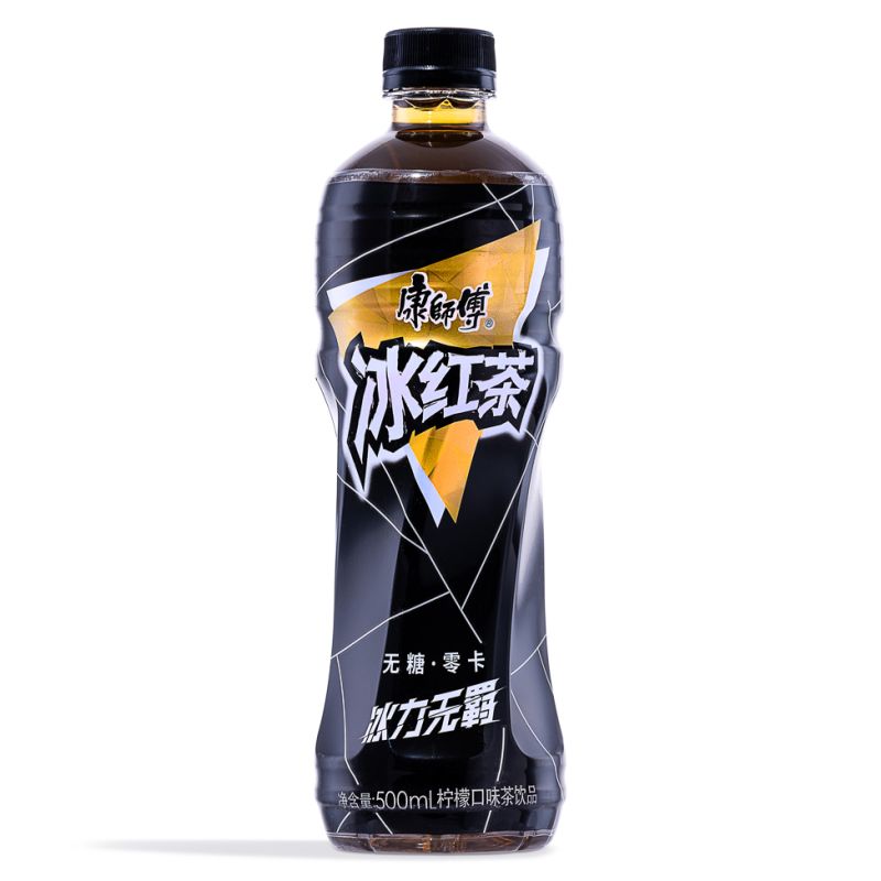 Click Here To Enlarge This Photo Of Master Kong Sugarless Ice Tea 康師傅 無糖零卡 冰紅茶