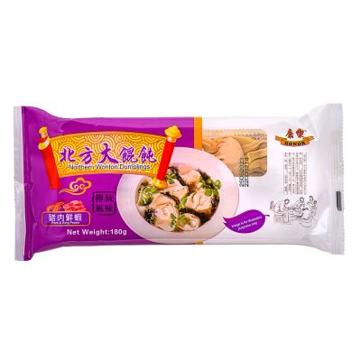 Honor Northern Wonton Dumplings &lpar;Pork & King Prawn&rpar; 康樂 北方大餛飩 &lpar;豬肉鮮蝦&rpar;