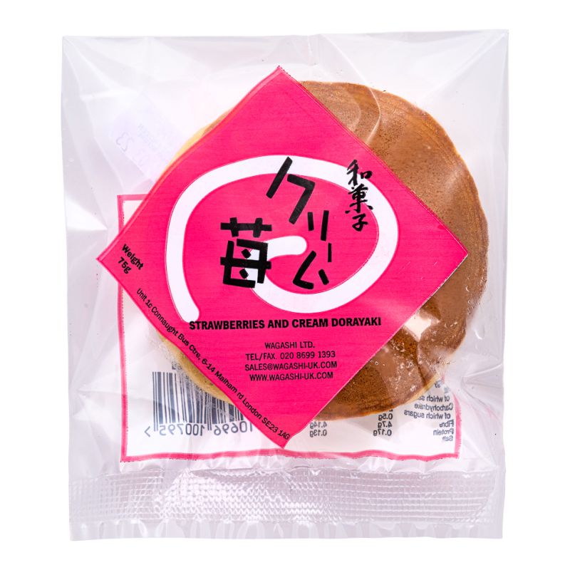 Click Here To Enlarge This Photo Of Wagashi Strawberry & Cream Dorayaki