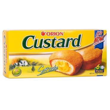 Orion Custard Pie &lpar;6 pcs&rpar; 蛋黃派 &lpar;6個裝&rpar;