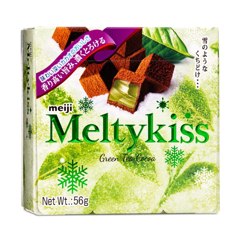 Click Here To Enlarge This Photo Of Meiji Meltykiss Green Tea Cocoa