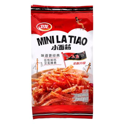 Weilong Mini La Tiao  Hot & Spicy Gluten Strips &lpar;卫龙 小面筋 香辣味&rpar;