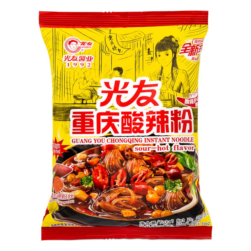 Click Here To Enlarge This Photo Of Guang You Chongqing Insant Noodle Sour Hot Flavour&lpar;光友 重庆酸辣粉）