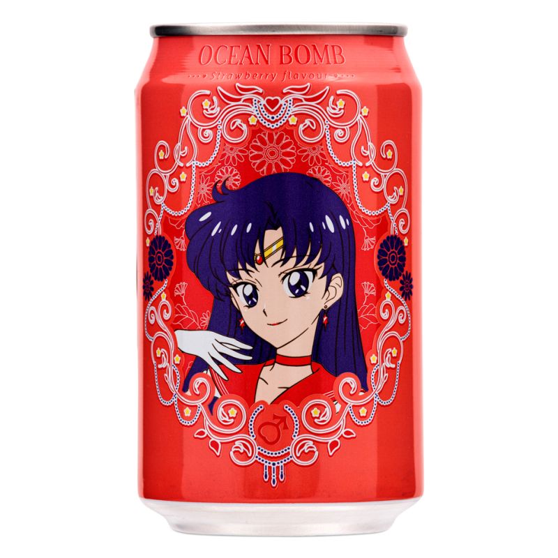 Click Here To Enlarge This Photo Of Ocean Bomb Sailor Moon Sparkling Water- Strawberry Flavour