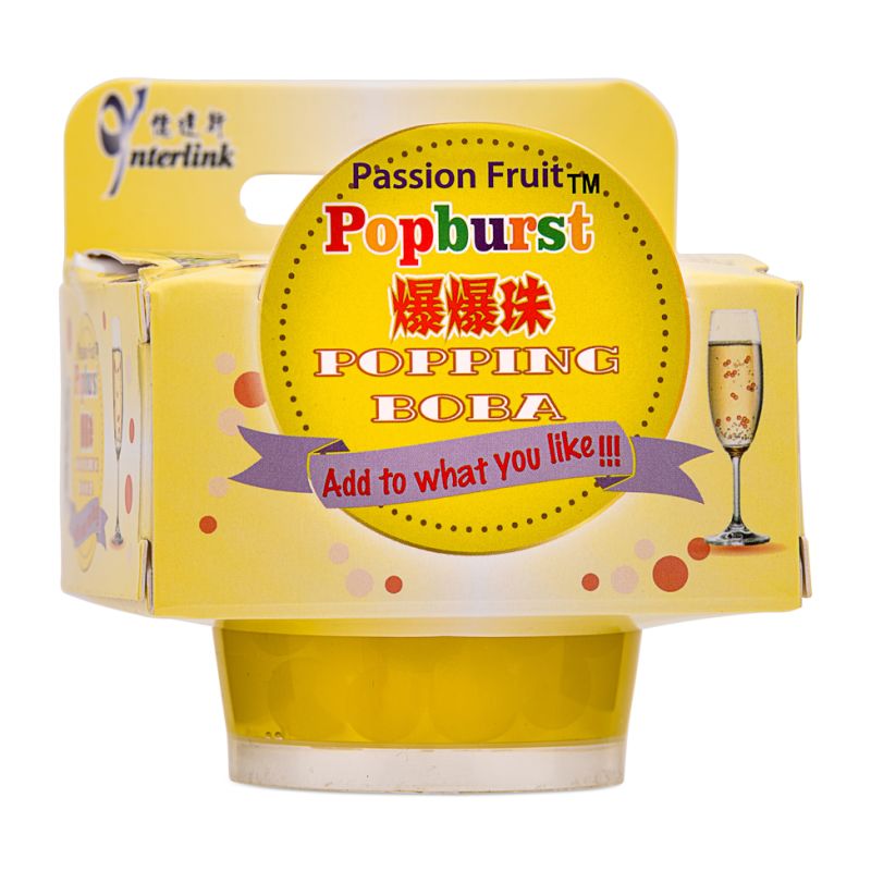Click Here To Enlarge This Photo Of Popburst Popping Boba - Passion Fruit Flavour &lpar;爆爆珠 百香果味&rpar;