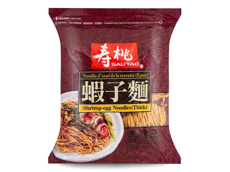 Click Here To Enlarge This Photo Of Sau Tao Shrimp Egg Noodle &lpar;Thick&rpar; 壽桃牌 蝦子粗麵