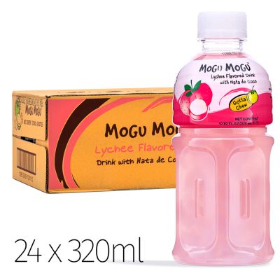 Mogu Mogu Lychee Flavored Drink With Nata De Coco &lpar;320ml x 24 bottles&rpar;