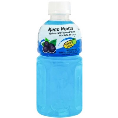 Mogu Mogu Blackcurrant Flavored Drink With Nata De Coco