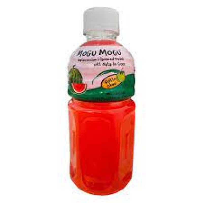 Click Here To Enlarge This Photo Of Mogu Mogu Watermelon Flavored Drink With Nata De Coco