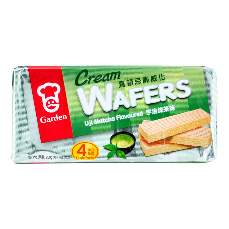 Click Here To Enlarge This Photo Of GARDEN Cream Wafers &lpar;Uji Matcha Flavour&rpar; 嘉頓 忌廉威化 &lpar;宇治抹茶味&rpar;