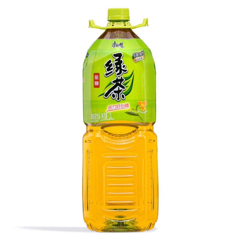 Click Here To Enlarge This Photo Of Master Kong Green Tea &lpar;康師傅 低糖蜂蜜綠茶&rpar; 2L