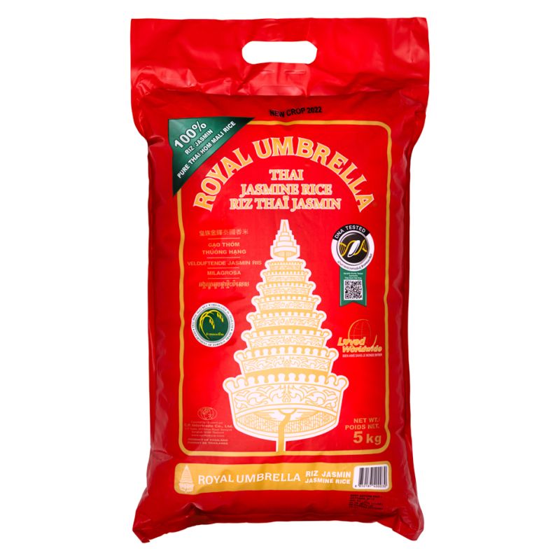 Click Here To Enlarge This Photo Of Royal Umbrella Thai Jasmine Fragrant Rice 5kg