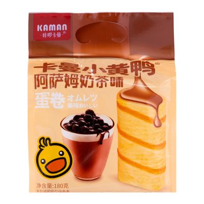 Kaman Egg Rolls &lpar;Assam Tea Flavour&rpar; 咔囉咔曼 阿薩姆奶茶味蛋卷