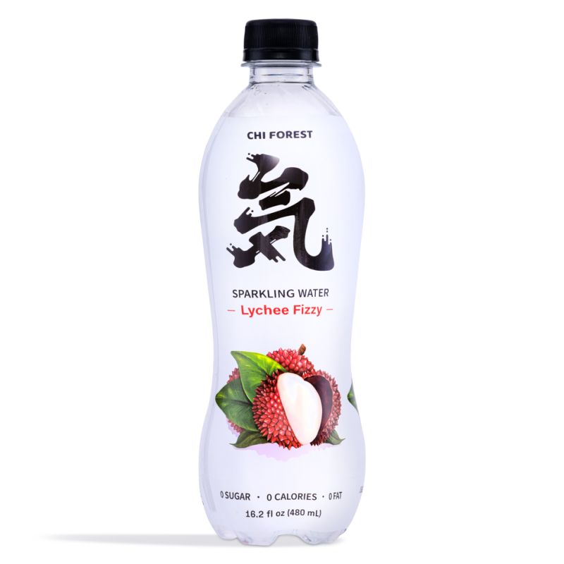 Click Here To Enlarge This Photo Of Genki Forest Sparkling Water - Lychee Fizzy