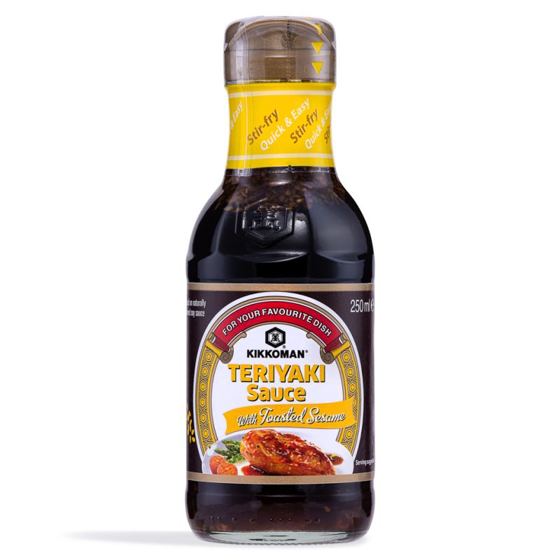 Click Here To Enlarge This Photo Of Kikkoman Teriyaki Sauce with Toasted Sesame