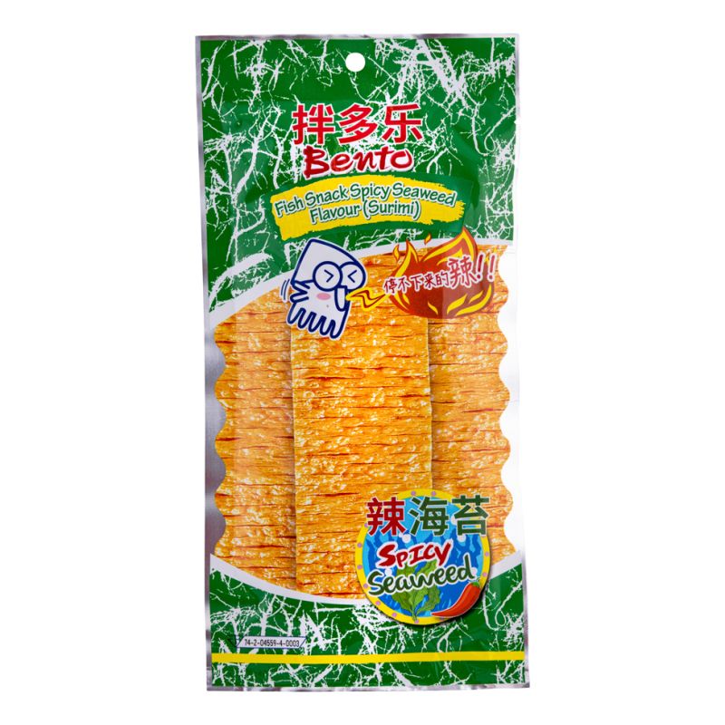 Click Here To Enlarge This Photo Of Bento Fish Snack Spicy Seaweed Flavour &lpar;Surimi&rpar; 