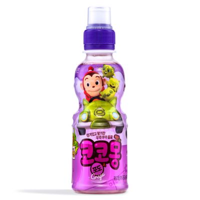 Woongjin Cocomong Grape Soft Drink