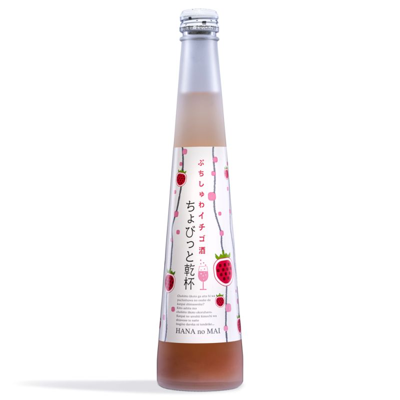 Click Here To Enlarge This Photo Of Hana No Mai Shuzo Strawberry Flavoured Sparkling Sake