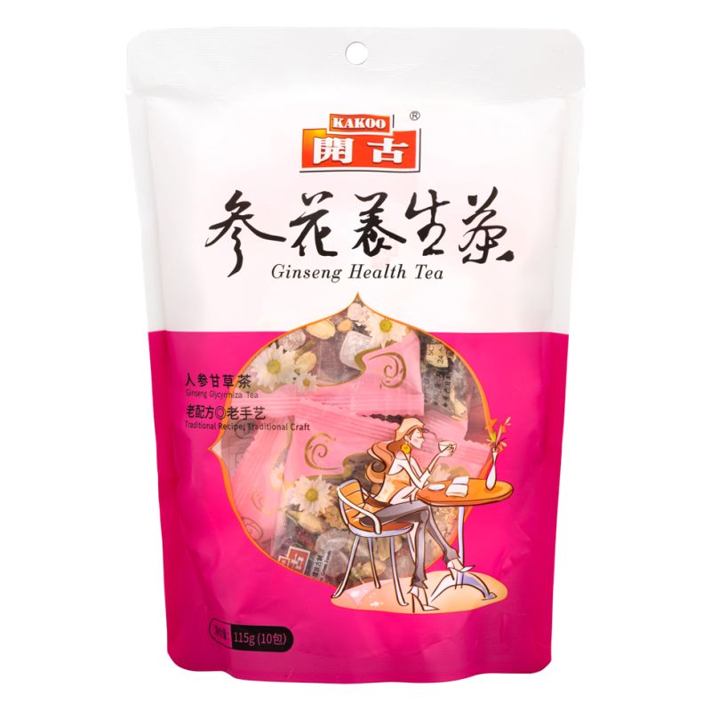 Click Here To Enlarge This Photo Of Kakoo Ginseng Health Tea - Ginseng Glycyrrhiza Tea 開古 參花養生茶 人參甘草茶