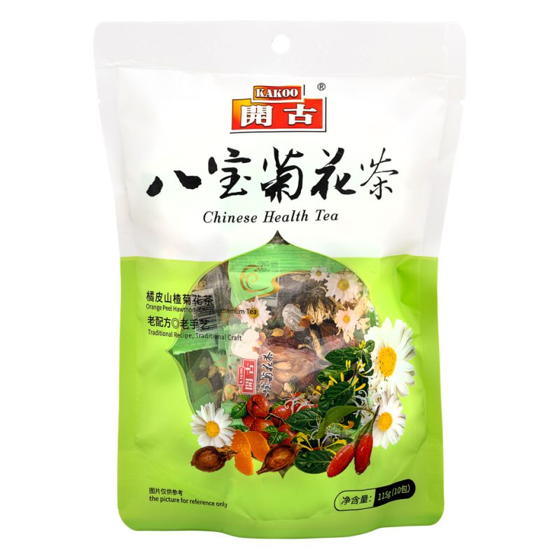 Click Here To Enlarge This Photo Of Kakoo Chinese Health Tea - Orange Peel Hawthorn Chrysanthemum Tea 開古 八寶菊花茶 橘皮山楂菊花茶