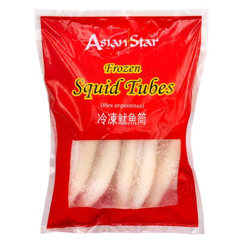 Click Here To Enlarge This Photo Of Asian Star Frozen Squid Tubes 冷凍魷魚筒