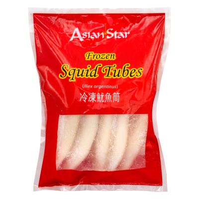 Asian Star Frozen Squid Tubes 冷凍魷魚筒