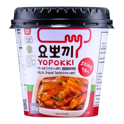 Yopokki Halal Original Topokki &lpar;Rice Cake&rpar; Cup 
