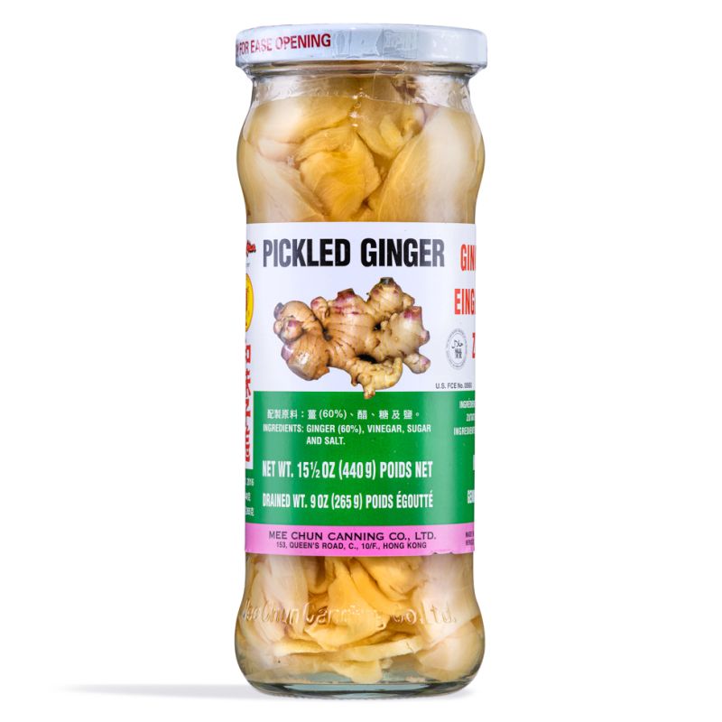 Click Here To Enlarge This Photo Of Mee Chun Pickled Ginger 美珍 和味子薑