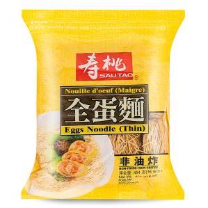 Sau Tao Egg Noodles &lpar;Thin&rpar; 壽桃牌 全蛋幼麵