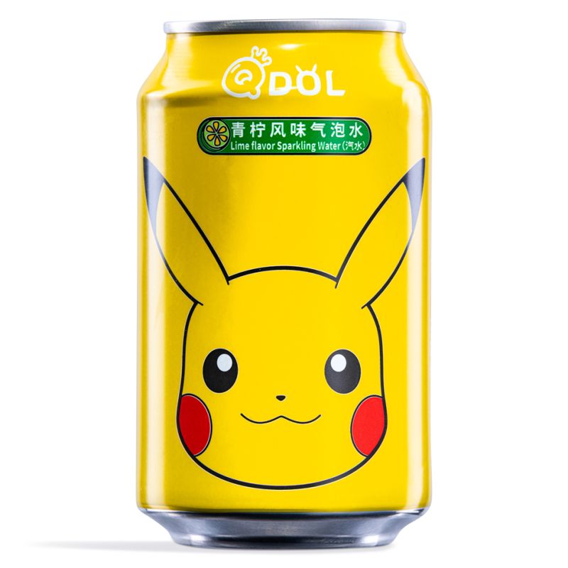 Click Here To Enlarge This Photo Of QDOL Pokemon Sparkling Water &lpar;Lime Flavor&rpar; 夢可寶 青檸風味氣泡水