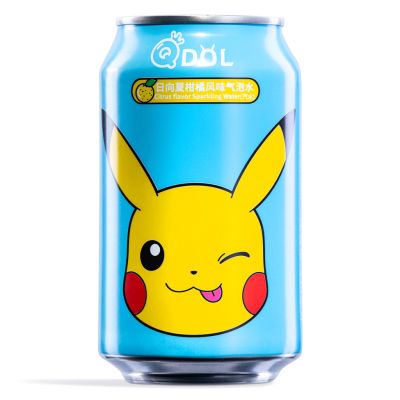 QDOL Pokemon Sparkling Water &lpar;Citrus Flavor&rpar; 寶可夢 日向夏柑橘風味氣泡水