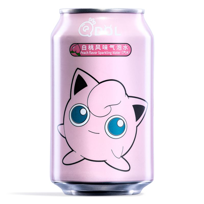 Click Here To Enlarge This Photo Of QDOL Pokemon Peach Flavor Sparkling Water